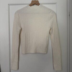 Old Navy Cotton Blend Ivory Sweater - S